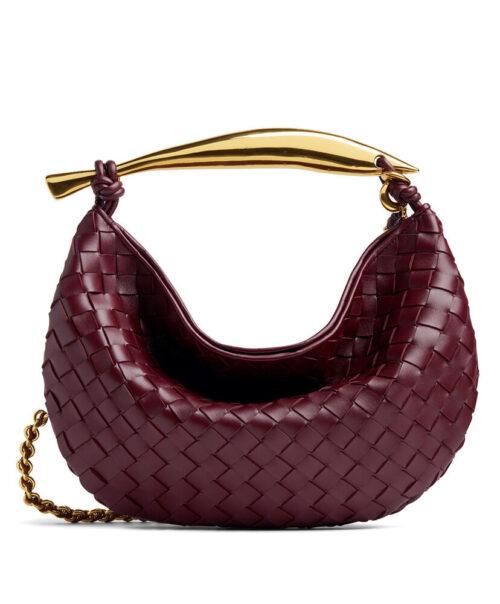 Bottega Veneta Sardine With Chain Mauve